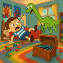 One-of-a-kind personalized AI children's book: Grandpa's Pirate Day featuring custom family characters